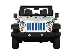 Under The Sun Inserts Grille Insert; Cosmos Blue (18-23 Jeep Wrangler JL)