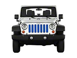 Under The Sun Inserts Grille Insert; Surf Blue Pearl (07-18 Jeep Wrangler JK)