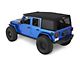 Bestop Supertop Squareback Soft Top; Black Twill (18-24 Jeep Wrangler JL 4-Door)