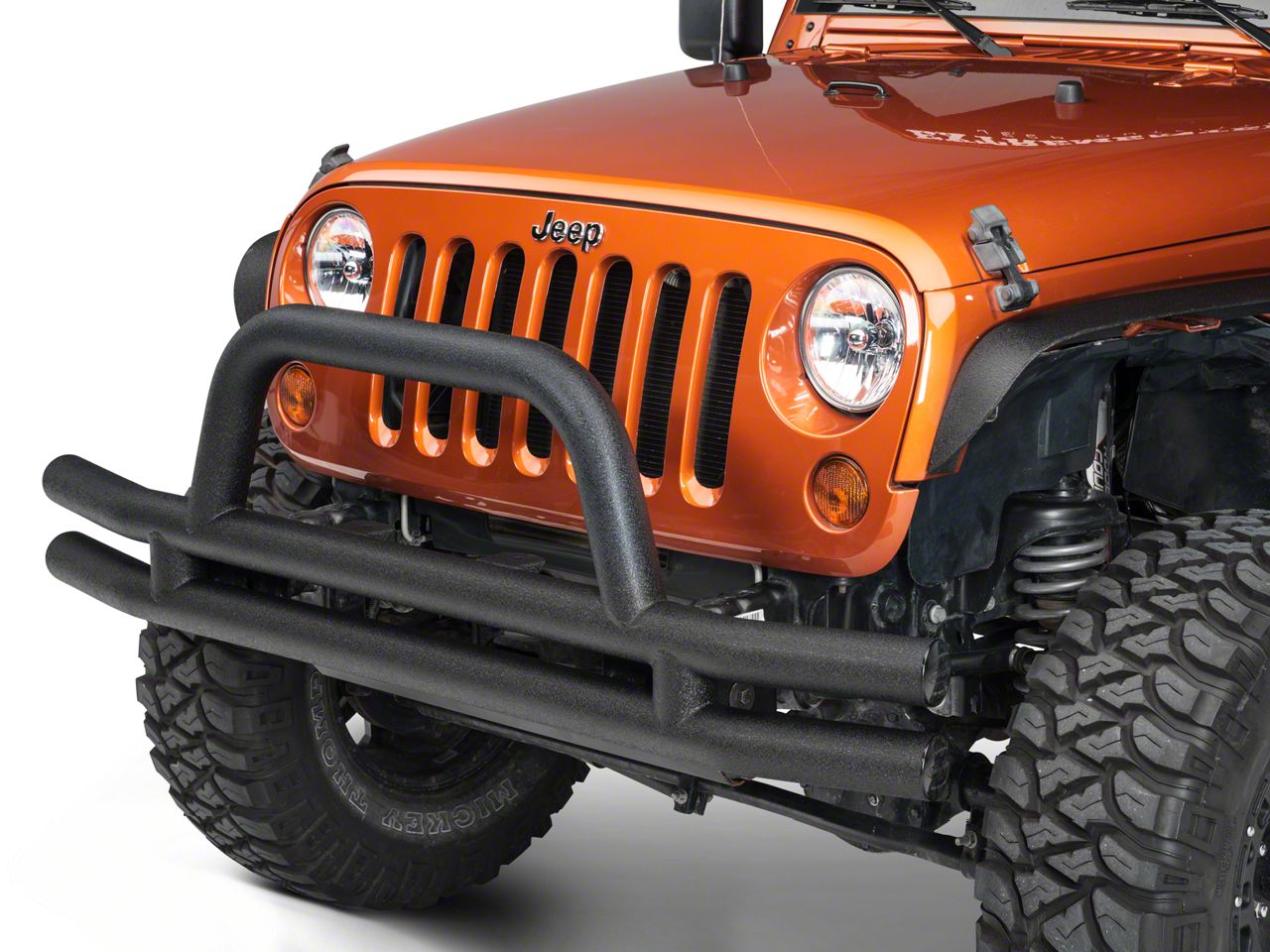 Smittybilt Jeep Wrangler 3 in. Front Tubular Bumper w ...