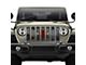 Under The Sun Inserts Grille Insert; Angel Wings (18-23 Jeep Wrangler JL w/o TrailCam; 2024 Jeep Wrangler JL Sport)
