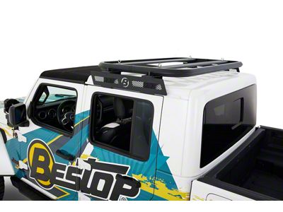 Bestop Hard Top Roof Rack; Black (18-24 Jeep Wrangler JL 2-Door)