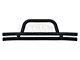 Smittybilt 3-Inch Front Tubular Bumper with Hoop; Textured Black (07-18 Jeep Wrangler JK)