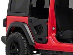 DV8 Offroad Spec Series Half Doors; Rear (18-23 Jeep Wrangler JL 4-Door)