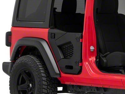 DV8 Offroad Spec Series Half Doors; Rear (18-23 Jeep Wrangler JL 4-Door)