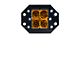 Heretic Studios Quattro Amber LED Pod Light; Combo Beam (Universal; Some Adaptation May Be Required)