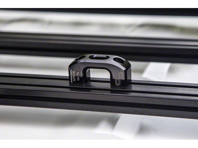 Roof Rack Tie-Down Anchors; Black (Universal; Some Adaptation May Be Required)