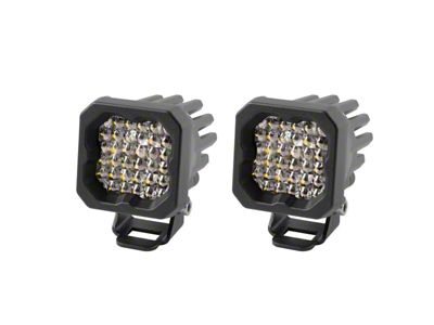 Diode Dynamics Stage Series C1R Standard LED Pod Lights; White Flood (Universal; Some Adaptation May Be Required)