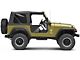 Smittybilt SRC Front Tubular Doors; Black Textured (97-06 Jeep Wrangler TJ)