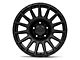 Rovos Wheels Bara Satin Black Wheel; 17x9 (18-24 Jeep Wrangler JL)