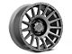 Rovos Wheels Bara Charcoal Wheel; 17x9 (18-24 Jeep Wrangler JL)