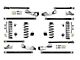EVO Manufacturing 2.50-Inch High Clearance Long Arm Suspension Kit with Plush Ride Springs (18-24 2.0L or 3.6L Jeep Wrangler JL 4-Door, Excluding 4xe)