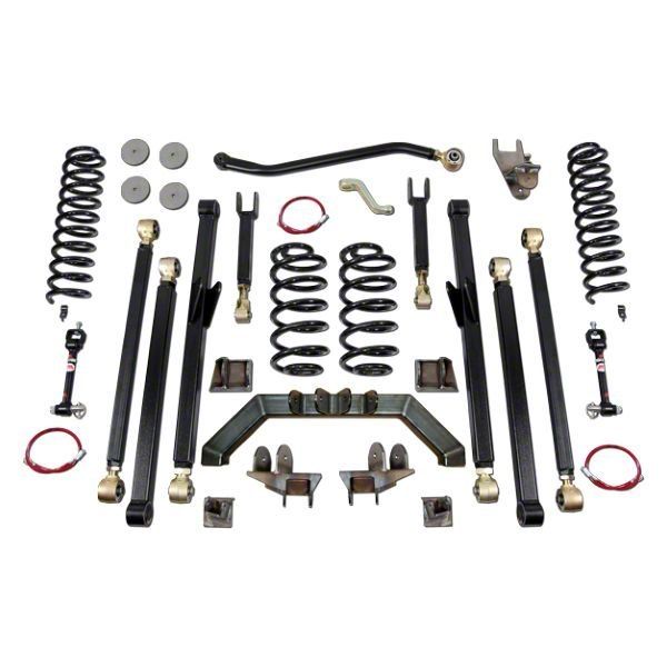 97-06 Jeep Wrangler 2.5 Lift Kit w/ Shocks, Adjustable Control Arms, and Adjustable Front Track Bar 97-06 Jeep Wrangler