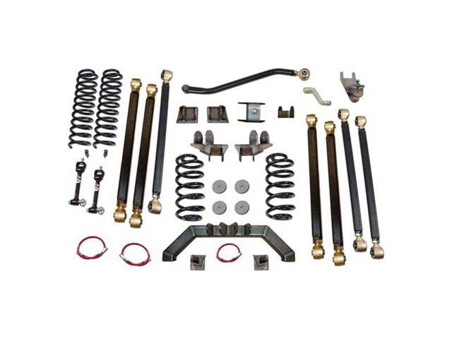 Clayton Off Road 4-Inch Pro Series 3-Link Long Arm Suspension Lift Kit (04-06 Jeep Wrangler TJ Unlimited)