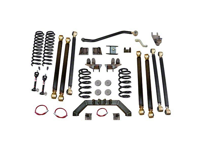 Clayton Off Road 5.50-Inch Pro Series 3-Link Long Arm Suspension Lift Kit (97-06 Jeep Wrangler TJ, Excluding Unlimited)