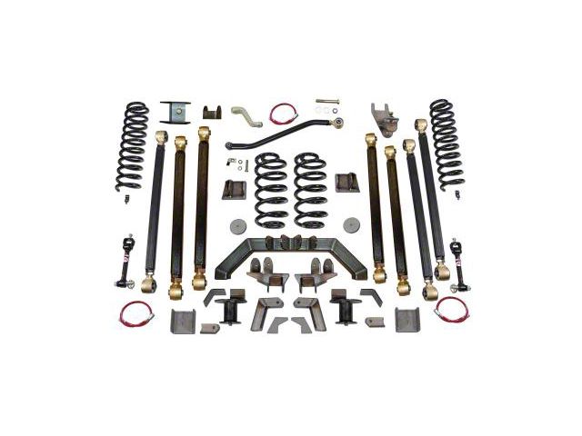 Clayton Off Road 5.50-Inch Pro Series 3-Link Long Arm Suspension Lift Kit with Rear 5-Inch Stretch (97-06 Jeep Wrangler TJ)