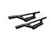 Octagon Tube Drop Style Nerf Side Step Bars; Black (07-18 Jeep Wrangler JK 2-Door)