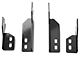 Octagon Tube Drop Style Nerf Side Step Bars; Black (87-06 Jeep Wrangler YJ & TJ, Excluding Unlimited)