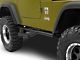 Octagon Tube Drop Style Nerf Side Step Bars; Black (87-06 Jeep Wrangler YJ & TJ, Excluding Unlimited)