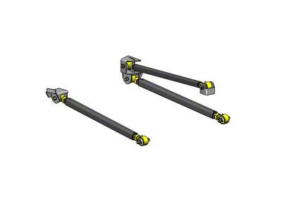 Clayton Off Road Pro Series 3-Link Front Upgrade Kit (97-06 Jeep Wrangler TJ, Excluding Unlimited)