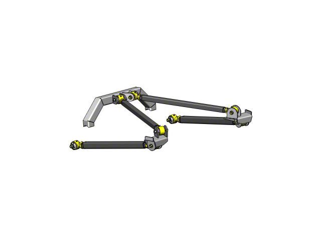 Clayton Off Road Pro Series Rear Long Arm Upgrade Kit (97-06 Jeep Wrangler TJ, Excluding Unlimited)
