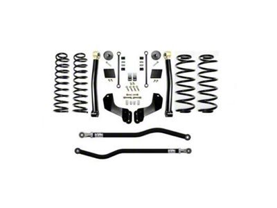 EVO Manufacturing 2.50-Inch Enforcer Stage 2 Overland Suspension Lift Kit with Front and Rear Track Bars (18-24 2.0L or 3.6L Jeep Wrangler JL, Excluding 4xe)