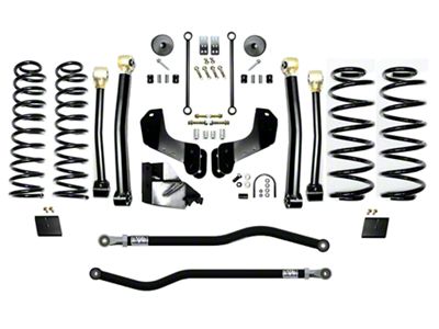 EVO Manufacturing 3.50-Inch Enforcer Stage 3 Overland Suspension Lift Kit with Front and Rear Track Bars (18-24 2.0L or 3.6L Jeep Wrangler JL, Excluding 4xe)