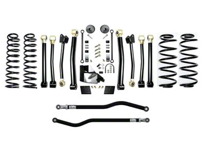 EVO Manufacturing 3.50-Inch Enforcer Stage 4 Suspension Lift Kit with Front and Rear Track Bars (18-23 2.0L or 3.6L Jeep Wrangler JL, Excluding 4xe)