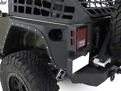 Black Textured for 07-14 Jeep Wrangler JK 2-Door Smittybilt XRC Body Cladding 