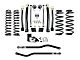 EVO Manufacturing 4.50-Inch Enforcer Stage 3 Suspension Lift Kit with Front and Rear Track Bars (18-24 2.0L or 3.6L Jeep Wrangler JL, Excluding 4xe)