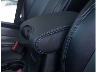 PRP Center Console Cover; Black and Red (11-18 Jeep Wrangler JK)