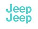 Jeep Fender Emblem Letter Overlays; Turquiose (18-24 Jeep Wrangler JL)
