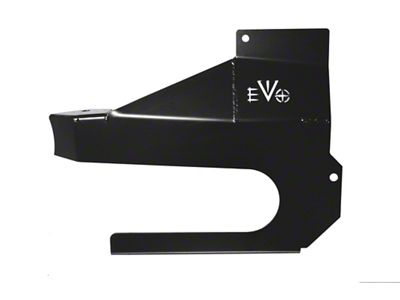 EVO Manufacturing Protek Exhaust Loop Skid; Black (18-20 3.6L Jeep Wrangler JL 4-Door)