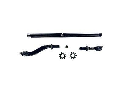 Apex Chassis 2.5-Ton Drag Link Assembly with Flip Kit; Steel (20-24 Jeep Gladiator JT)