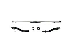 Apex Chassis 2.5-Ton Tie Rod Assembly; Polished Aluminum (18-24 Jeep Wrangler JL Rubicon)