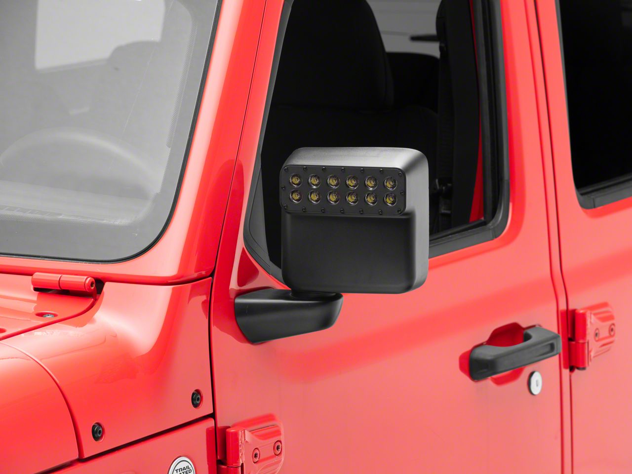 Oracle Jeep Wrangler LED Off-Road Side Mirrors 5855-001 (18-23 Jeep ...