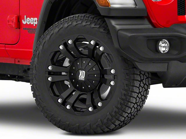 XD Monster Matte Black Wheel; 20x9 (18-24 Jeep Wrangler JL)