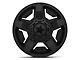 XD Rockstar II Matte Black Wheel; 17x8 (87-95 Jeep Wrangler YJ)