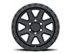 Black Rhino Baker Matte Black Wheel; 17x8.5 (84-01 Jeep Cherokee XJ)