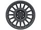 Black Rhino Bullhead Matte Black Wheel; 17x9 (97-06 Jeep Wrangler TJ)