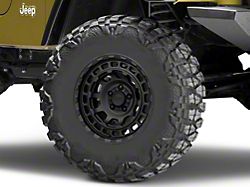 Black Rhino Chamber Matte Black Wheel; 16x8 (97-06 Jeep Wrangler TJ)