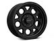 KMC Enduro Matte Black Wheel; 15x9 (87-95 Jeep Wrangler YJ)