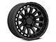 Black Rhino Raid Matte Black Wheel; 17x8.5 (97-06 Jeep Wrangler TJ)