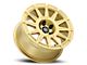 ICON Alloys Ricochet Gloss Gold Wheel; 17x8 (87-95 Jeep Wrangler YJ)