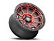 ICON Alloys Victory Satin Black with Red Tint Wheel; 17x8.5 (97-06 Jeep Wrangler TJ)