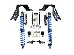 EVO Manufacturing 14-Inch Travel Front Bolt-On EVO Spec King 2.5 Coil-Over Kit with Compression Adjusters (18-23 Jeep Wrangler JL)