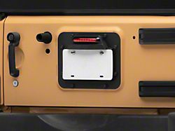 RedRock License Plate Relocation Kit w/LED Third Brake Light (07-18 Jeep Wrangler JK)