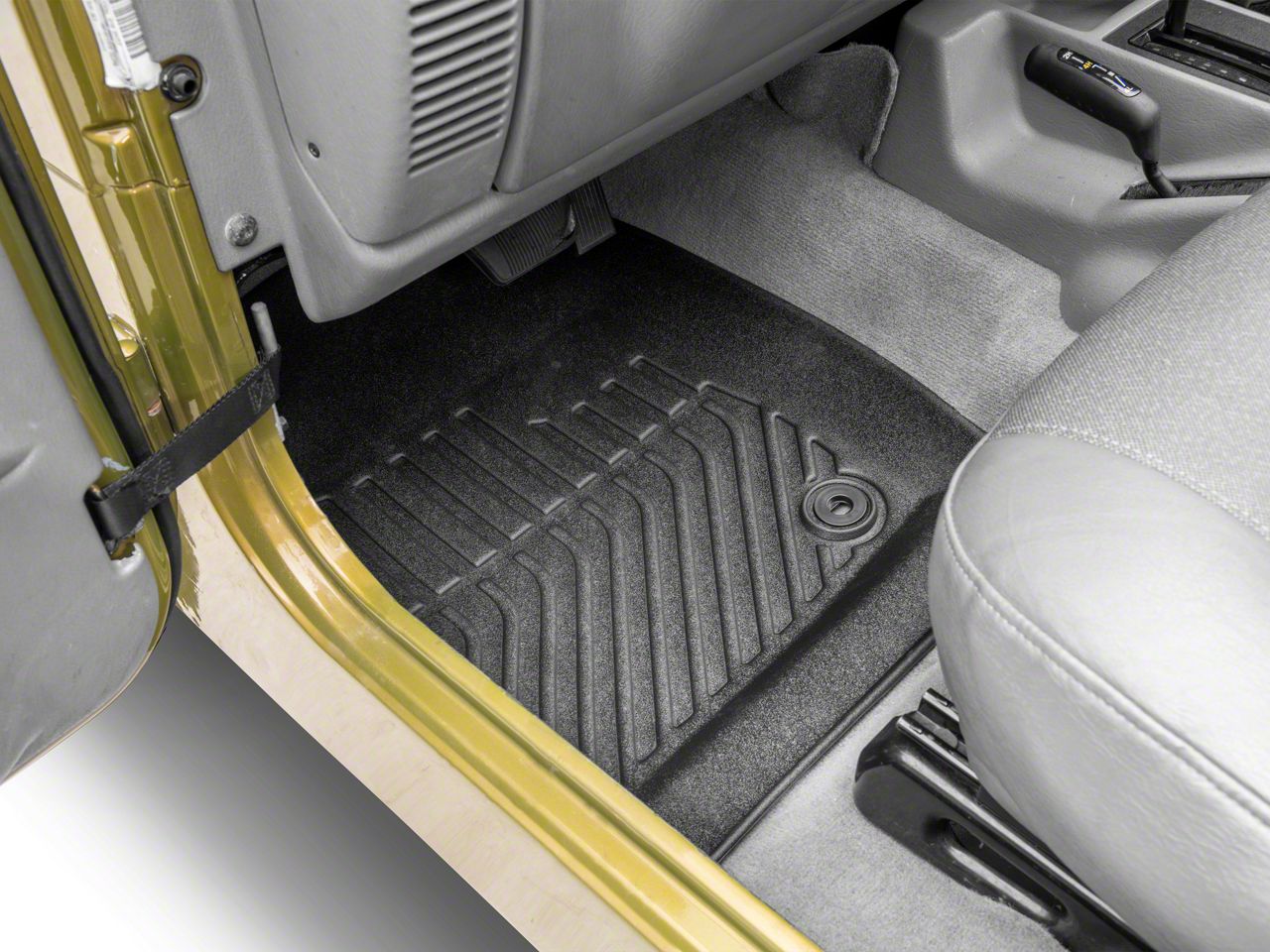 TruShield Redrock 4x4 All-Weather Floor Mat Set with One-Piece Rear Mat;  Black Universal; Some Adaptation May Be Required