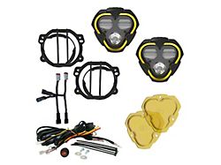 KC HiLiTES FLEX ERA 3 Dual Mode SAE Fog Lights (20-23 Jeep Gladiator JT w/ Plastic Bumper, Excluding Sport)