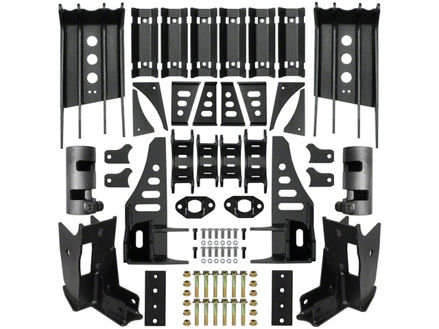 RSO Suspension 2.5 Dual Shock Conversion Mounting Brackets for 2 to 4-Inch Lift (07-18 Jeep Wrangler JK)